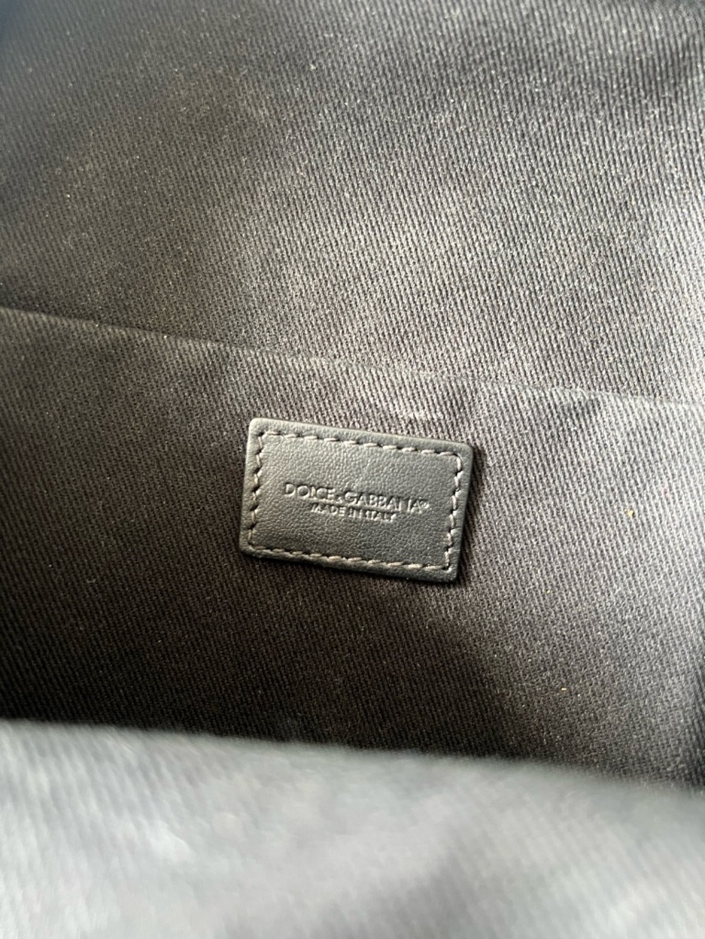 Dolce & Gabbana Embossed Black Leather Bag - Picture 11 of 11